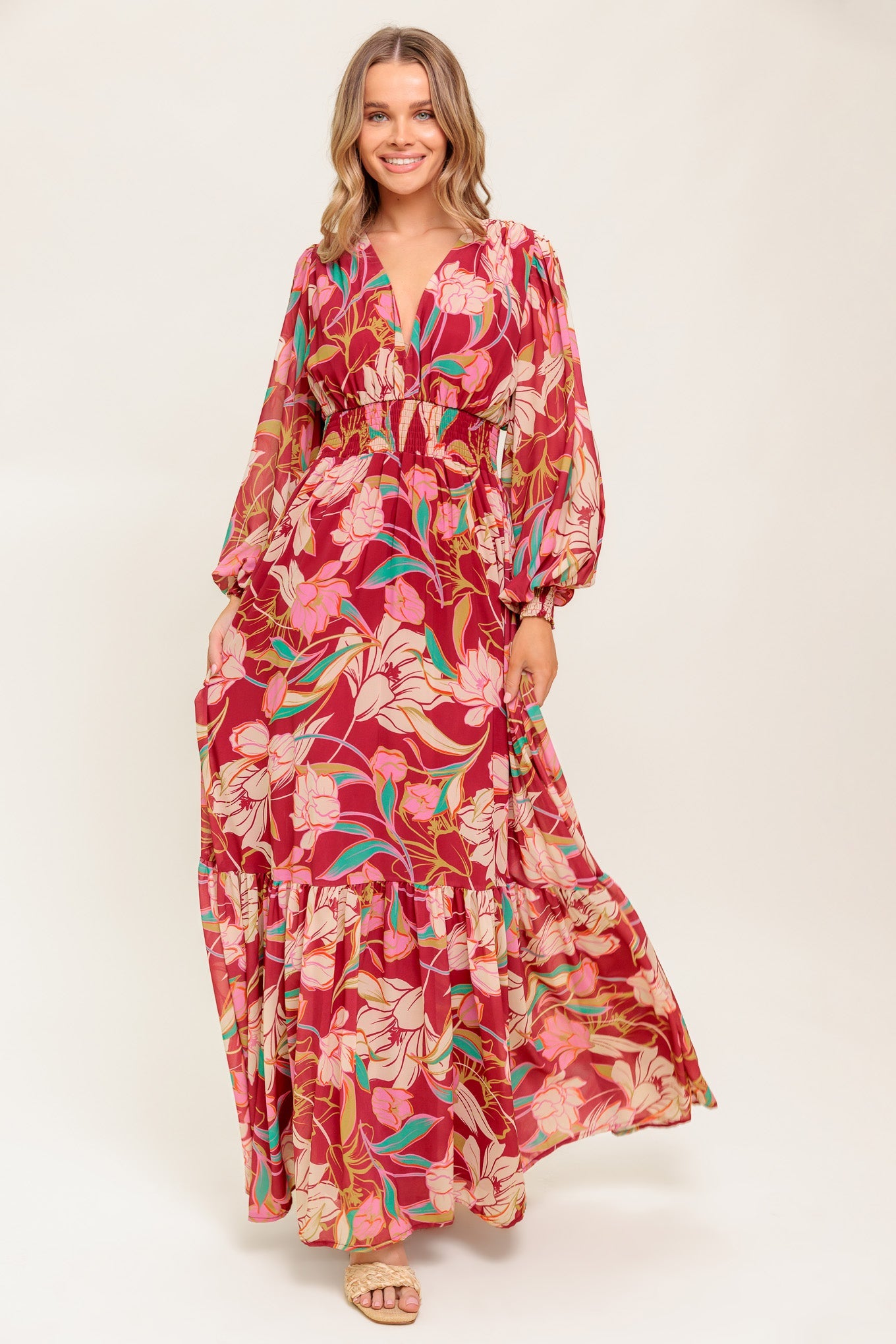 AMAZING PRESENCE WOVEN MAXI DRESS - Concordia Style Boutique