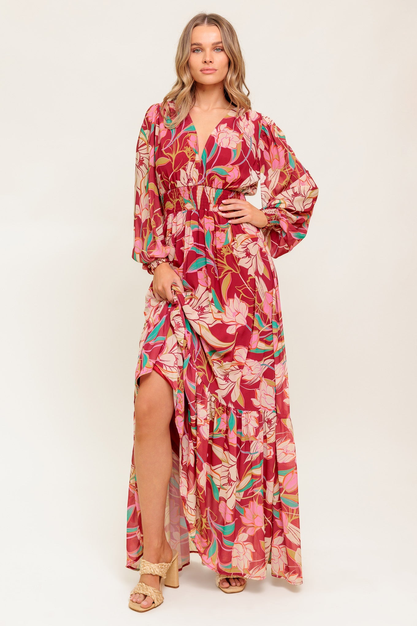 AMAZING PRESENCE WOVEN MAXI DRESS - Concordia Style Boutique