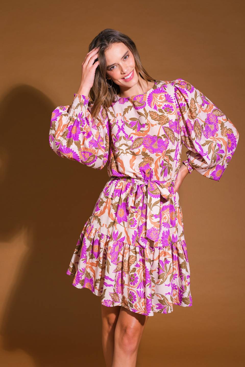 BLISSFUL STROLLS WOVEN MINI DRESS - Concordia Style Boutique