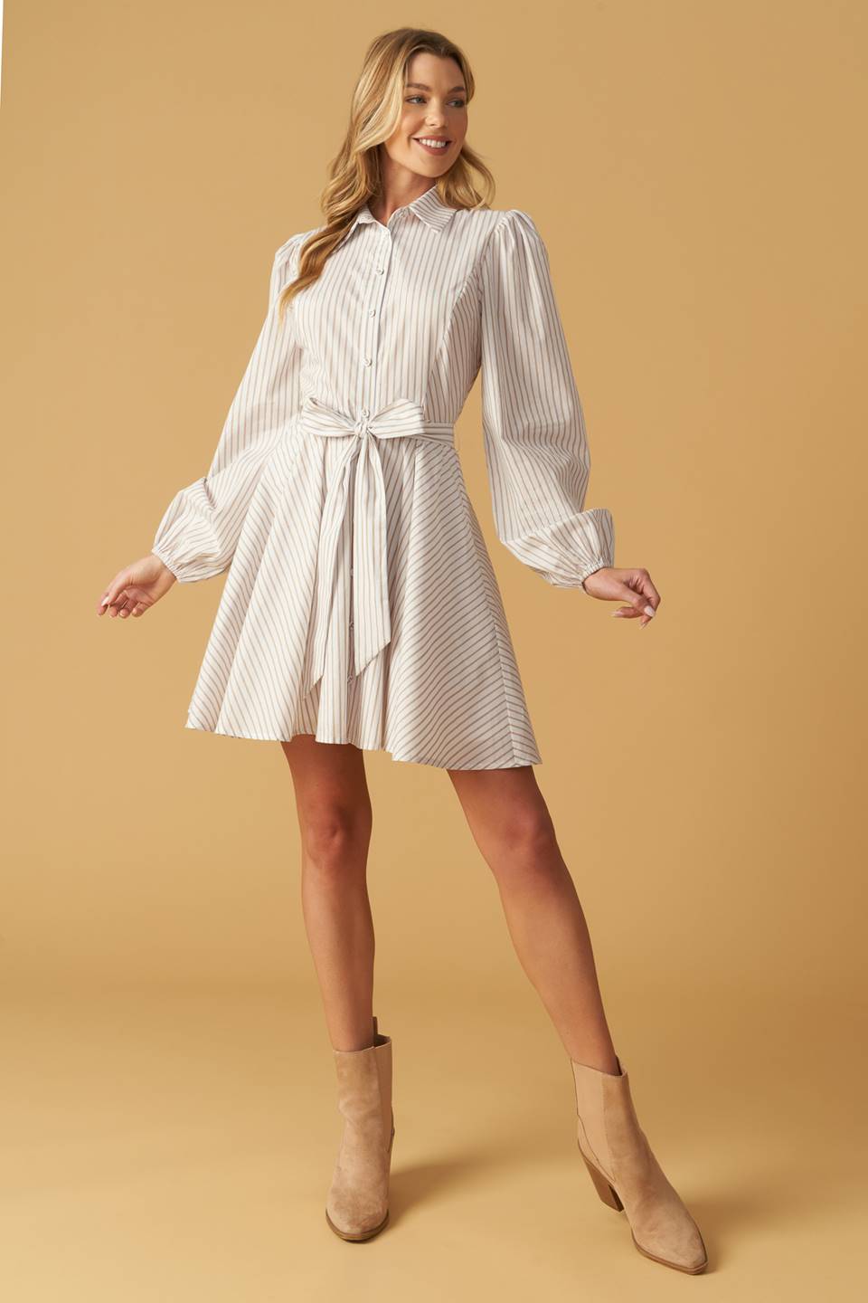 BEAUTY & STYLE WOVEN MINI DRESS - Concordia Style Boutique