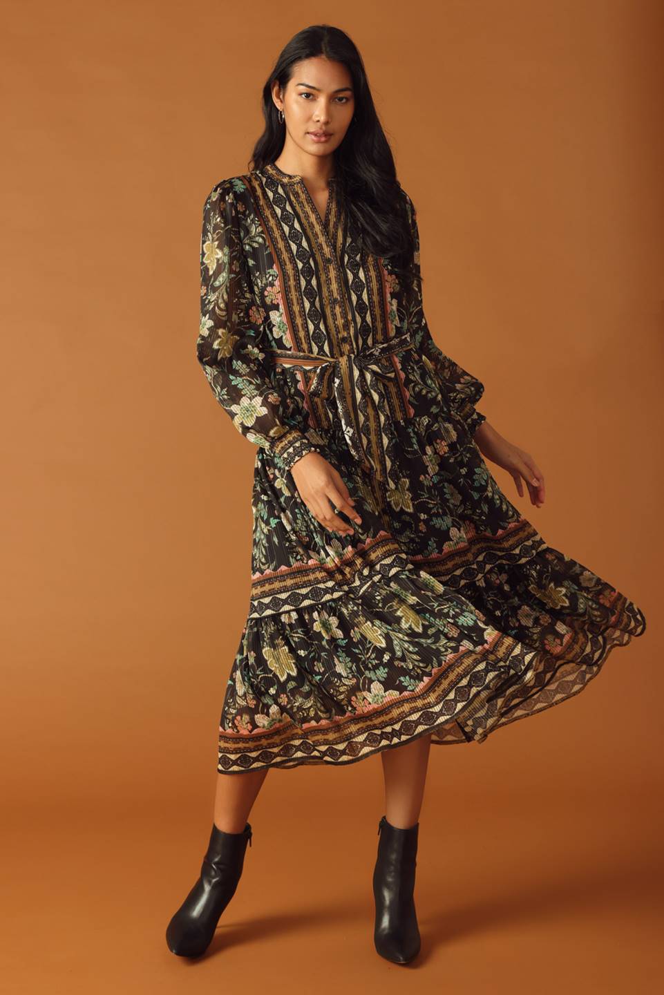 ALONG THE WAY WOVEN MIDI DRESS - Concordia Style Boutique