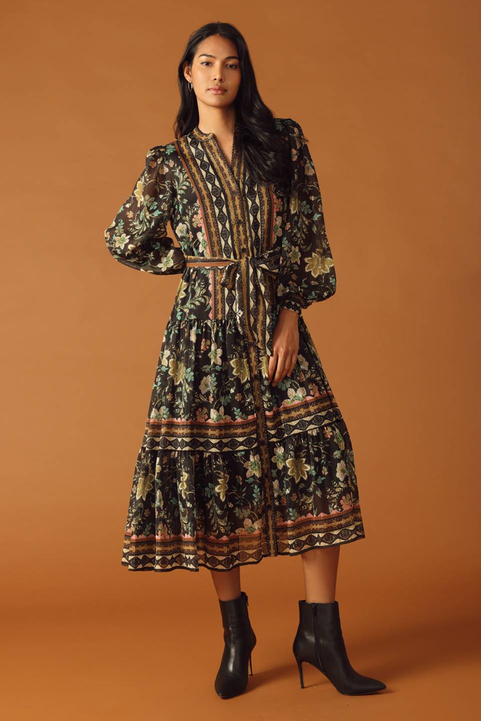 ALONG THE WAY WOVEN MIDI DRESS - Concordia Style Boutique