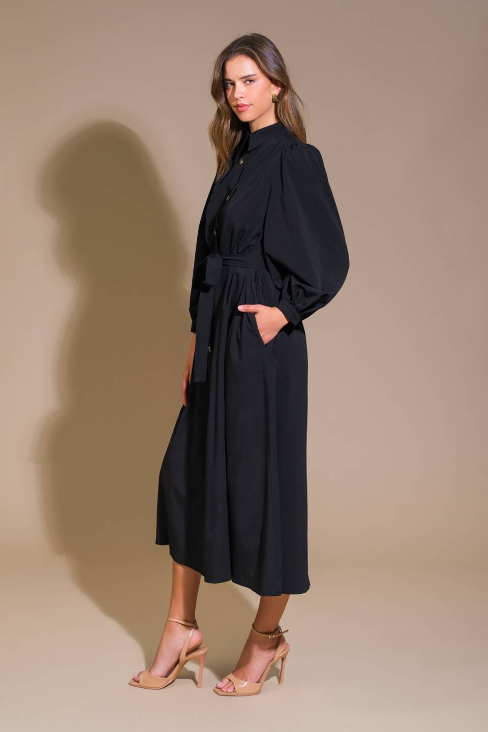 CAN'T RELACE YOU WOVEN MIDI DRESS - Concordia Style Boutique