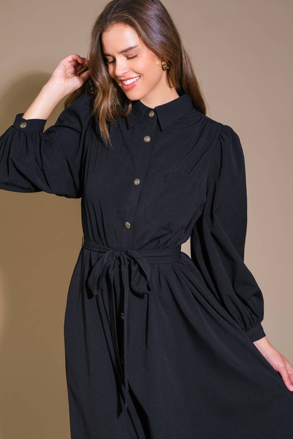 CAN'T RELACE YOU WOVEN MIDI DRESS - Concordia Style Boutique