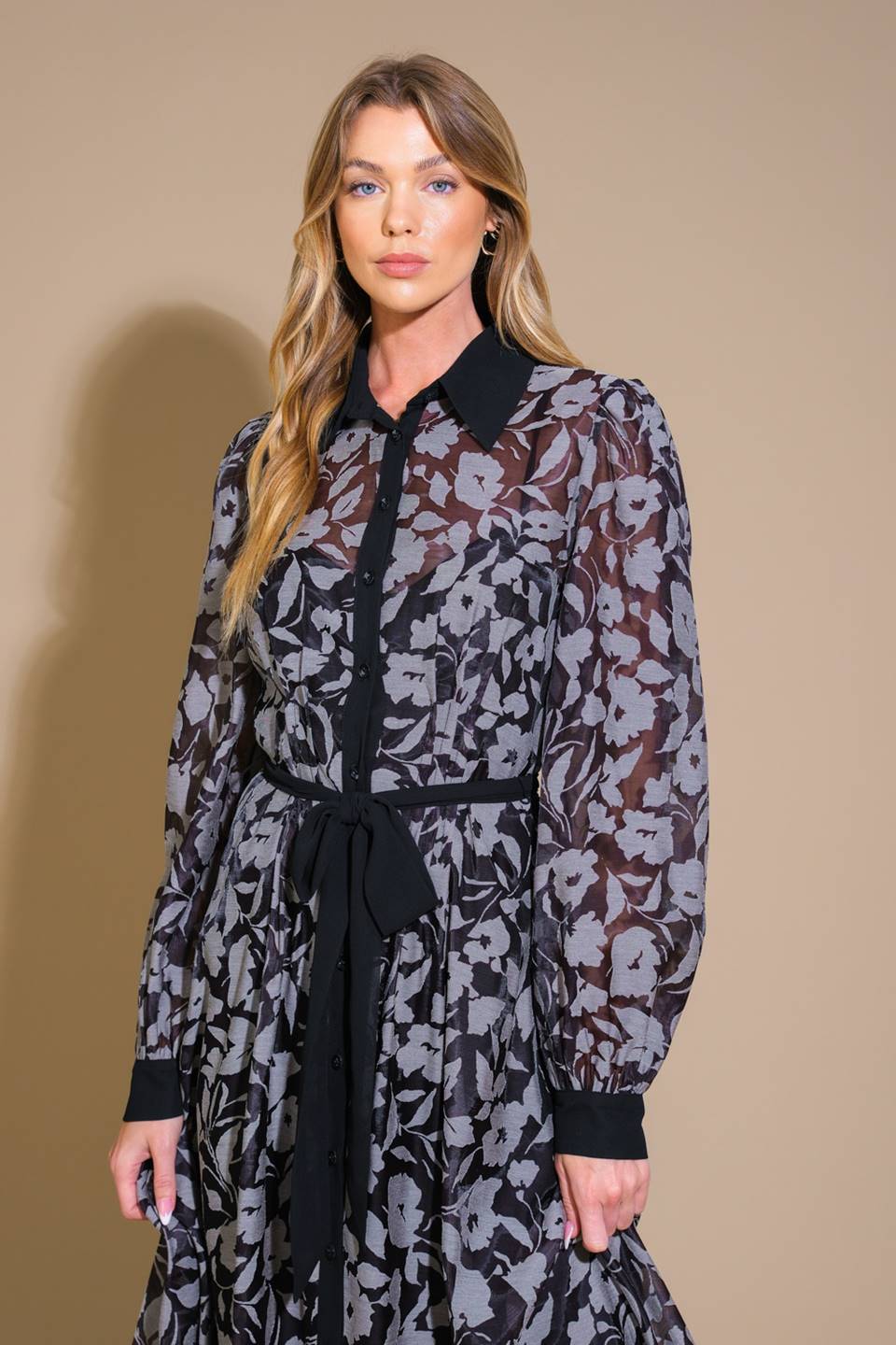 CAPTIVATING ALWAYS JACQUARD MIDI DRESS - Concordia Style Boutique