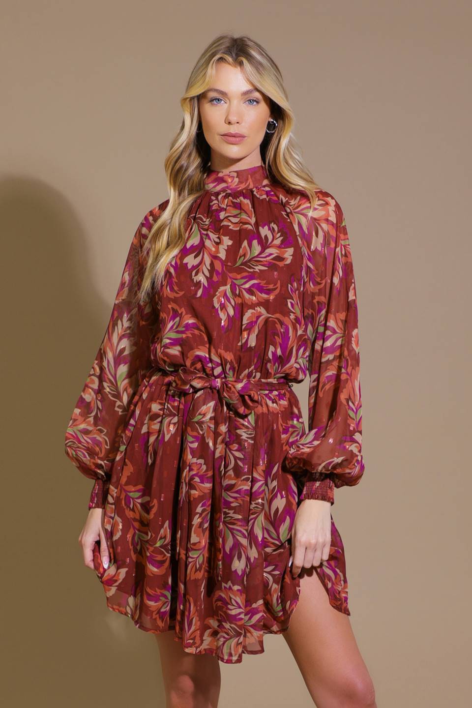 ARTISTIC ESSENCE WOVEN MINI DRESS - Concordia Style Boutique