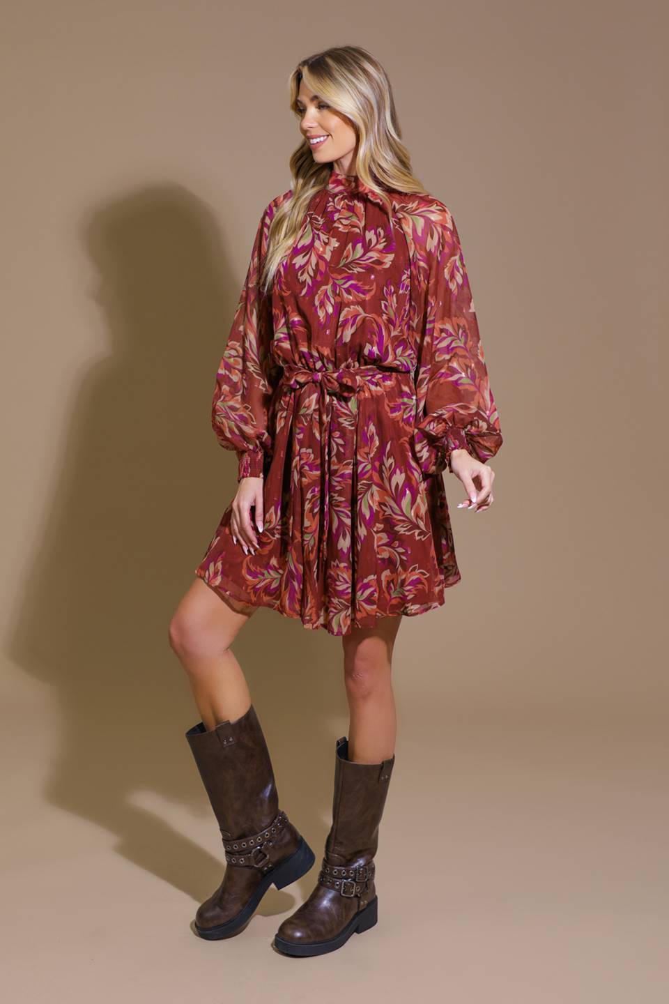 ARTISTIC ESSENCE WOVEN MINI DRESS - Concordia Style Boutique