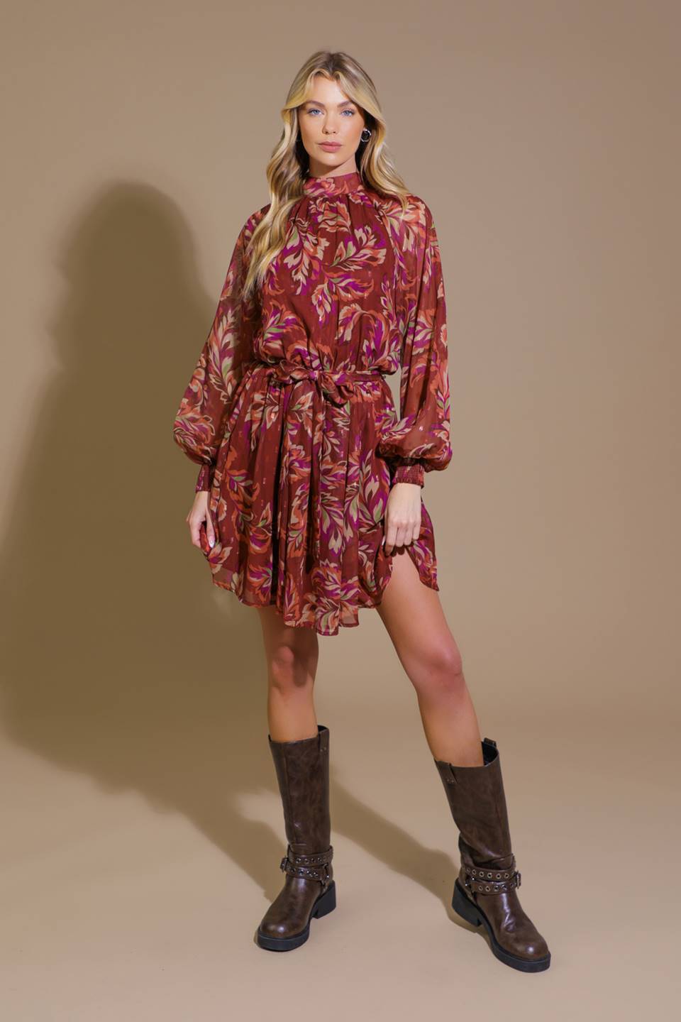 ARTISTIC ESSENCE WOVEN MINI DRESS - Concordia Style Boutique