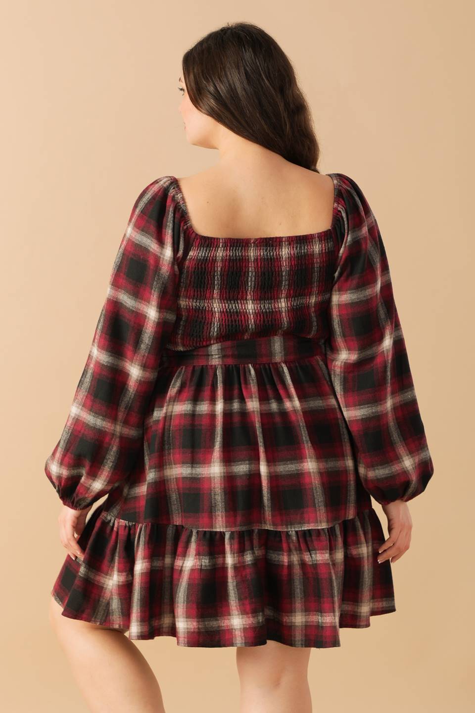 BE WITH YOU WOVEN PLAID MINI DRESS - Concordia Style Boutique