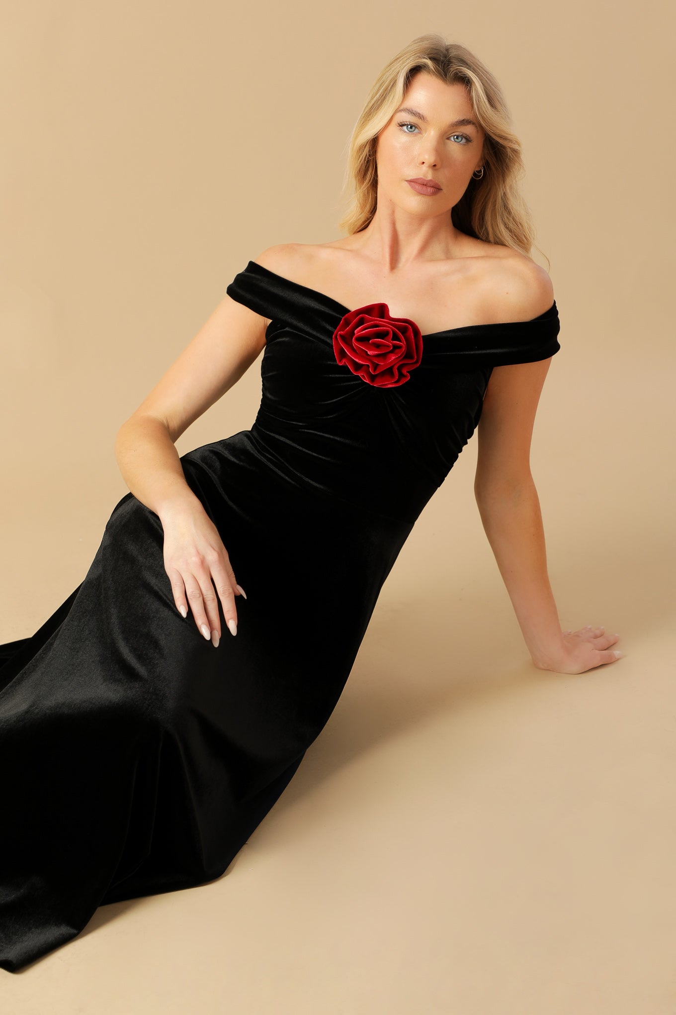 BE THERE FOR YOU VELVET MIDI DRESS - Concordia Style Boutique