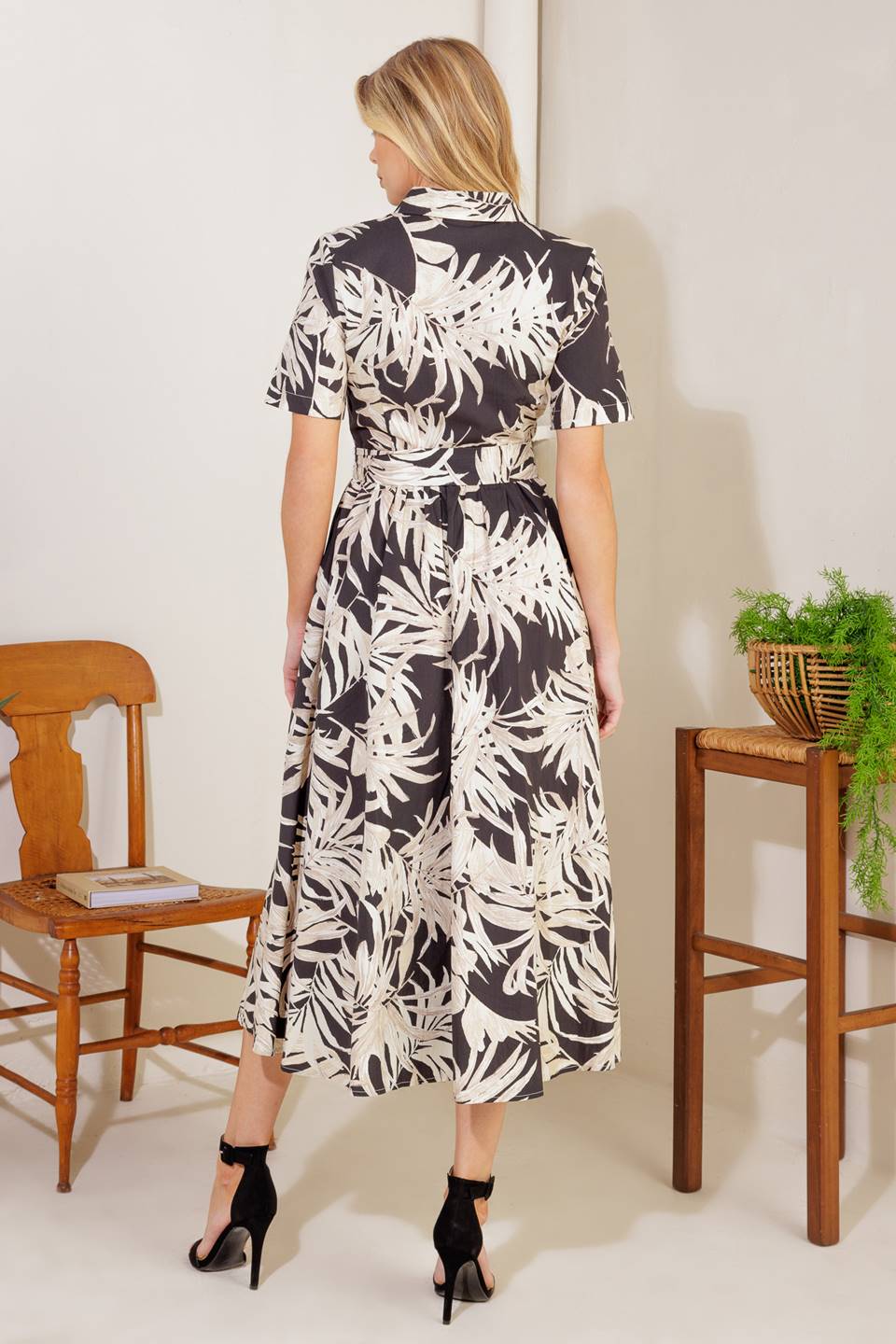 ALL YOU DO WOVEN MIDI DRESS - Concordia Style Boutique