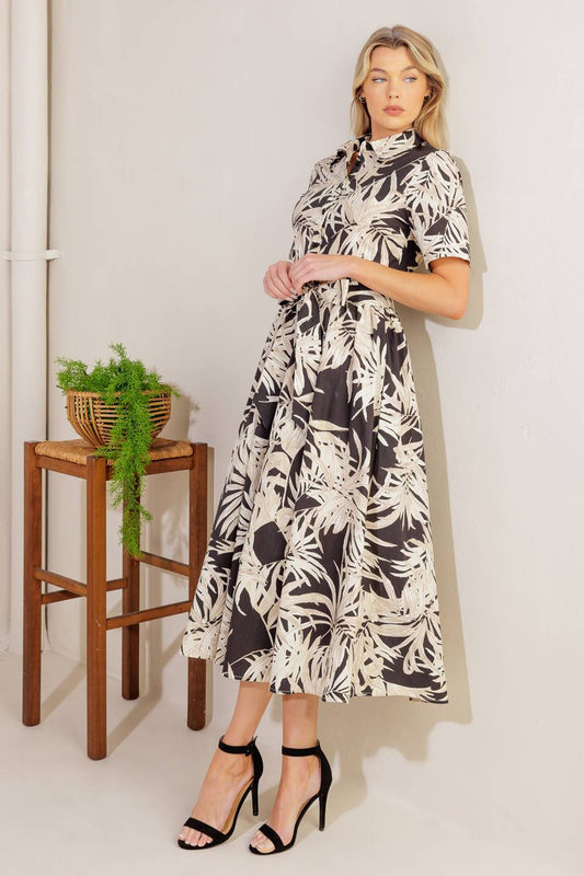 ALL YOU DO WOVEN MIDI DRESS - Concordia Style Boutique