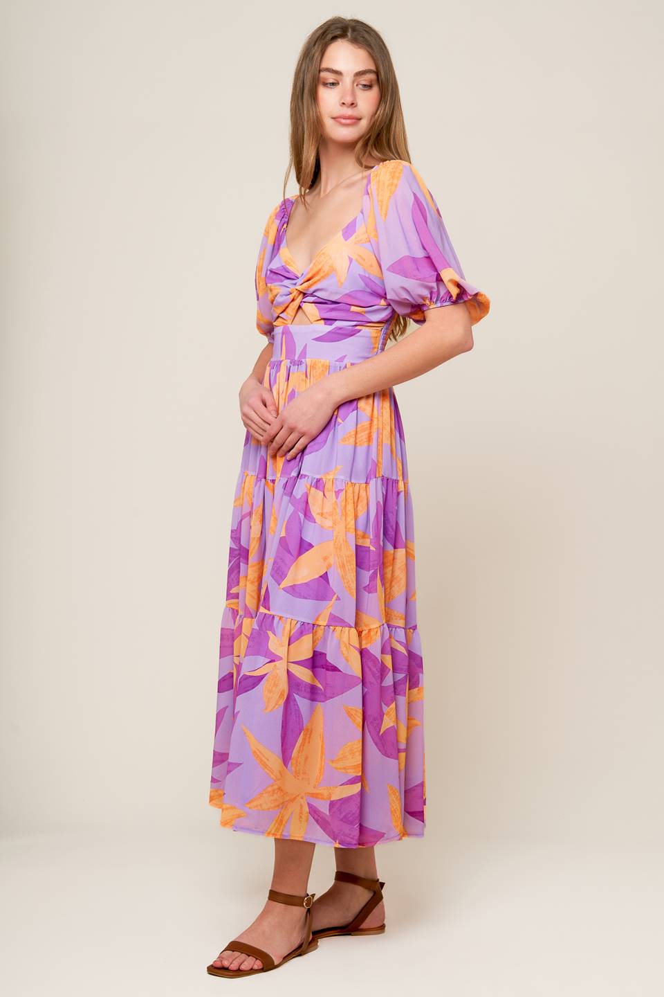 BLOOMING BRUNCH WOVEN MIDI DRESS - Concordia Style Boutique