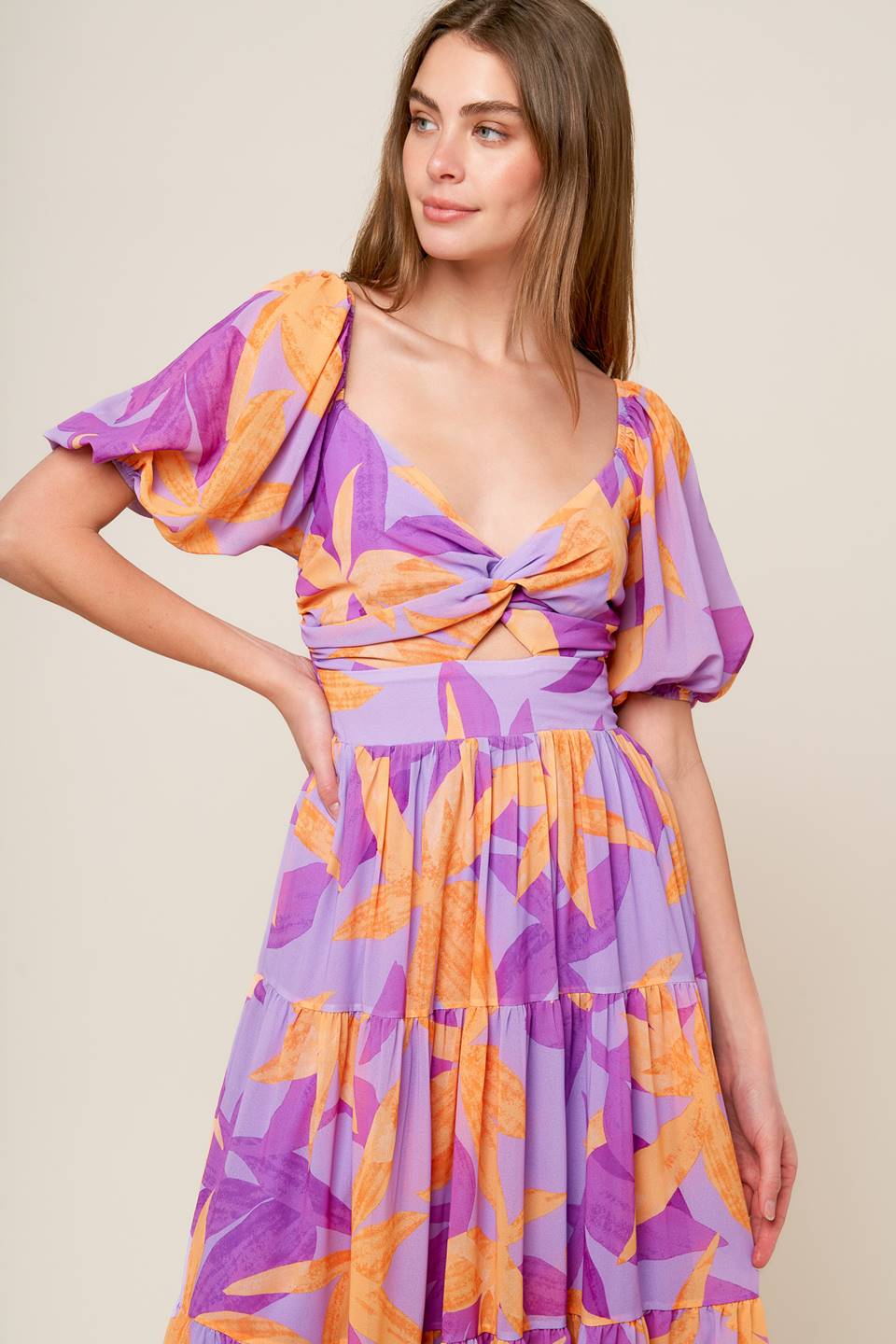 BLOOMING BRUNCH WOVEN MIDI DRESS - Concordia Style Boutique