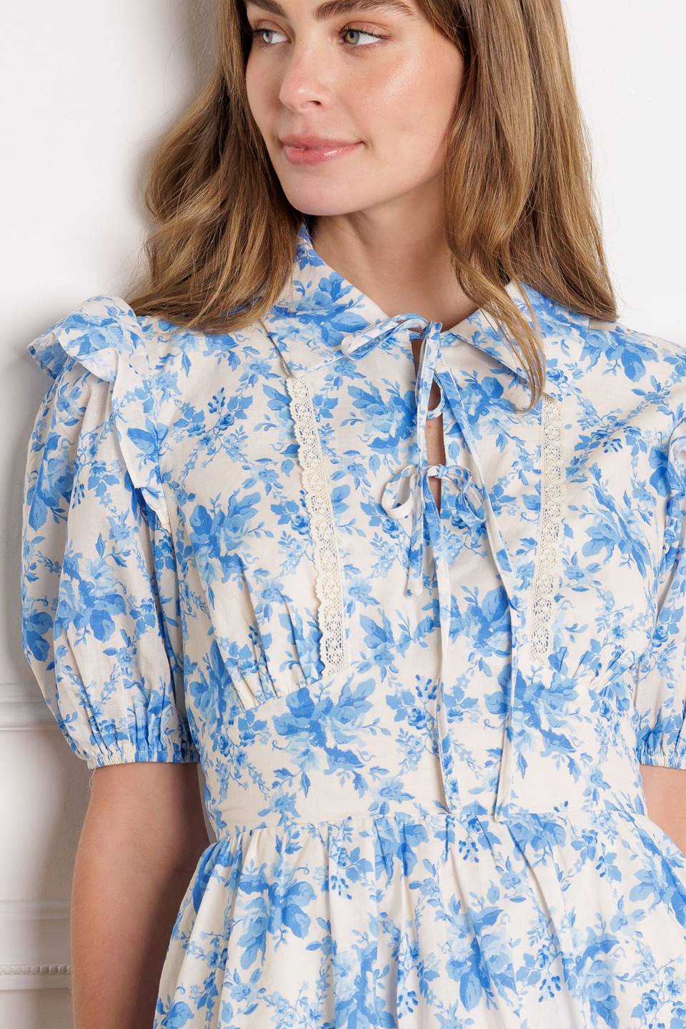 BLOOMING SHORES WOVEN MINI DRESS - Concordia Style Boutique