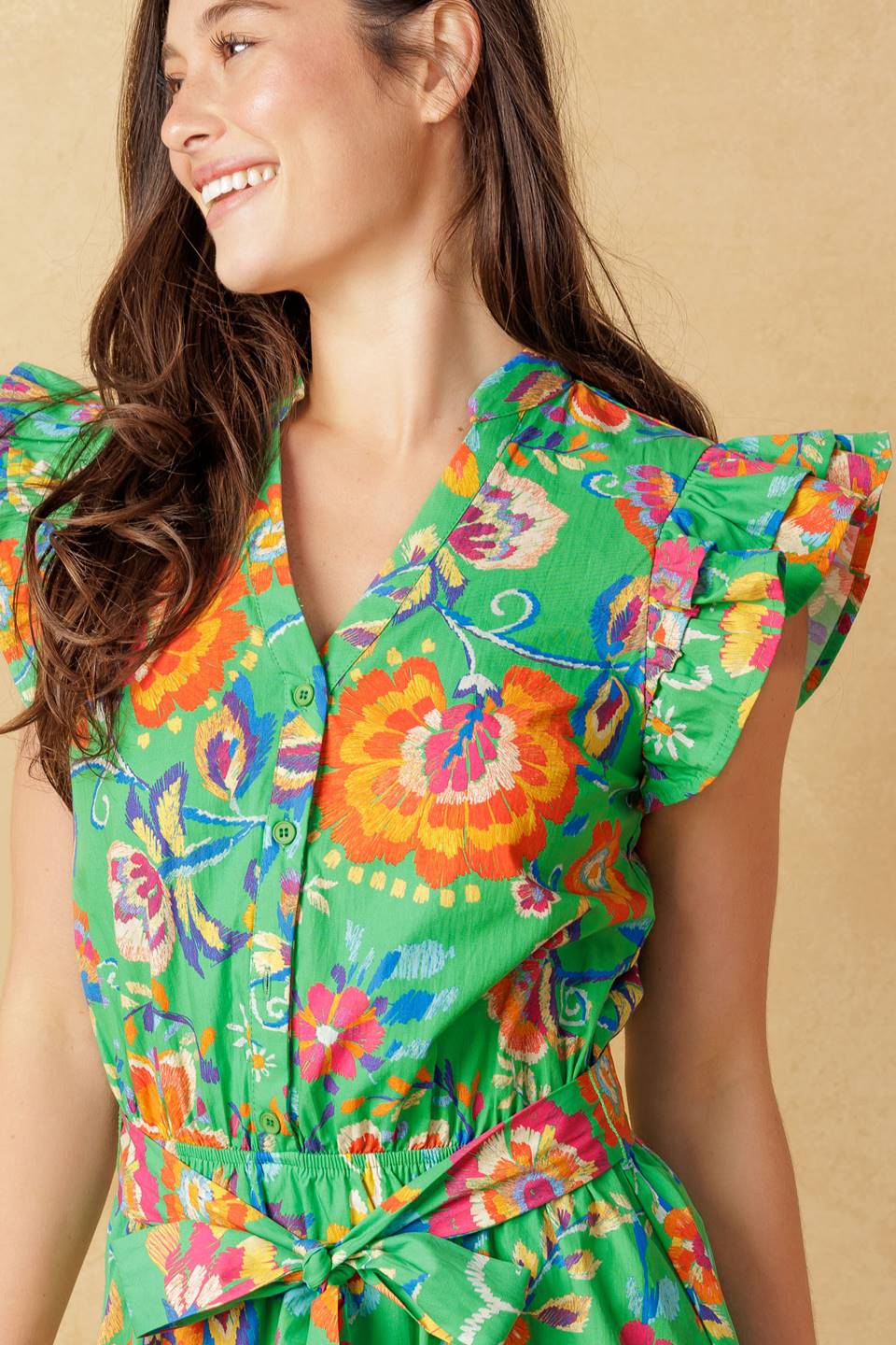 BRIGHTER DAYS WOVEN MINI DRESS - Concordia Style Boutique