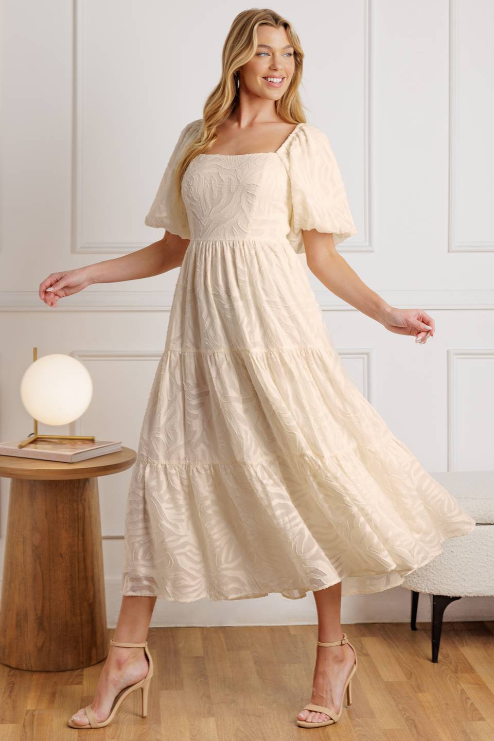 BRISK ADVENTURES WOVEN MIDI DRESS - Concordia Style Boutique