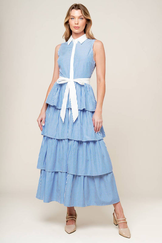 A TOUCH OF GRACE WOVEN MIDI DRESS - Concordia Style Boutique