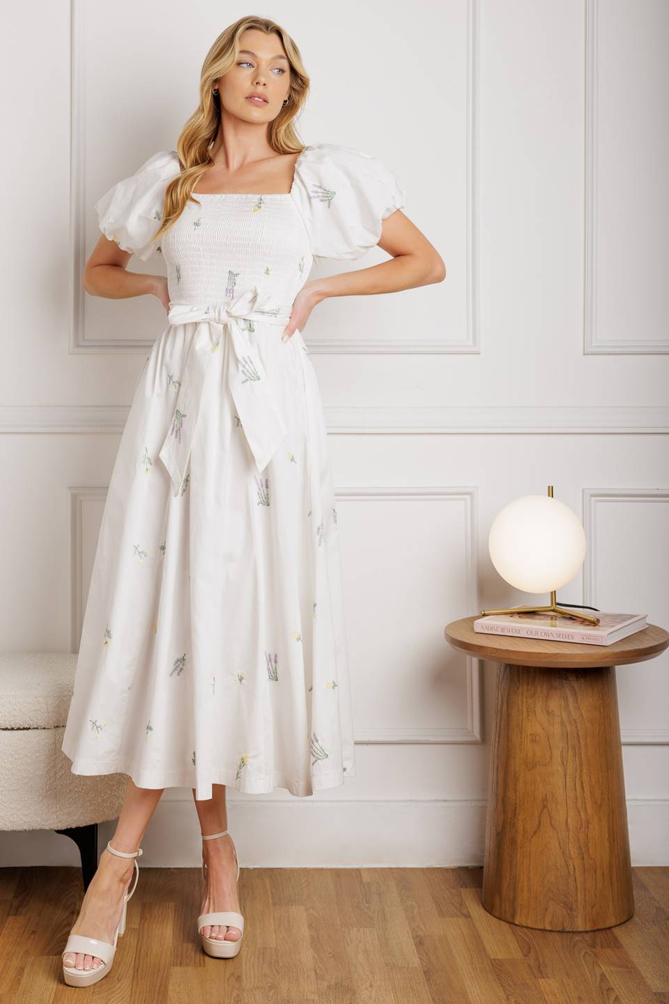 ALL THE BETTER WOVEN MIDI DRESS - Concordia Style Boutique