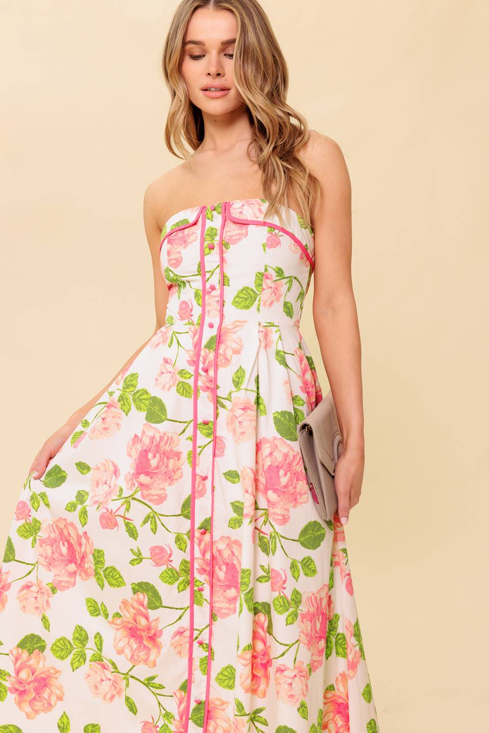 BETTER THAN EVER WOVEN MIDI DRESS - Concordia Style Boutique