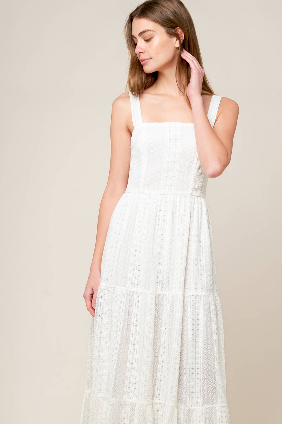 AFTER THE RAIN WHITE LACE MAXI DRESS - Concordia Style Boutique