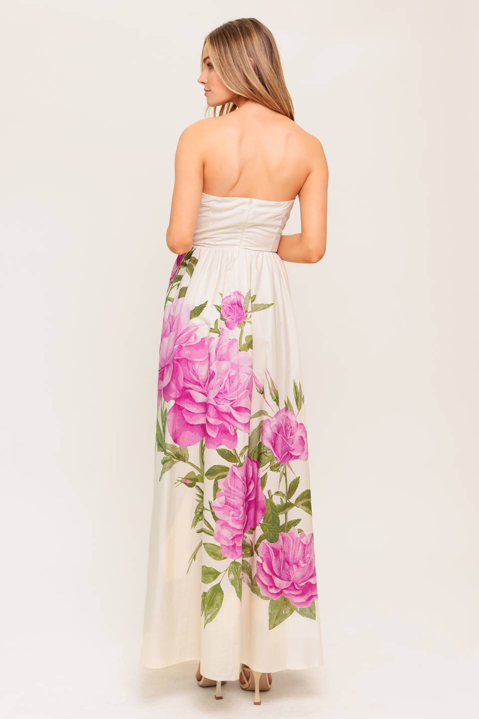 CAUGHT IN THE BREEZE FLORAL WOVEN MAXI DRESS - Concordia Style Boutique