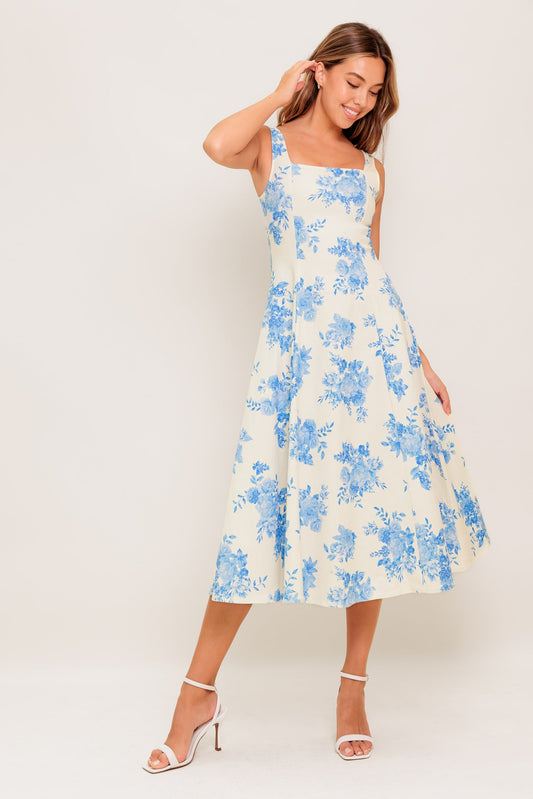 BLUEBELL BREEZE WOVEN MIDI DRESS - Concordia Style Boutique