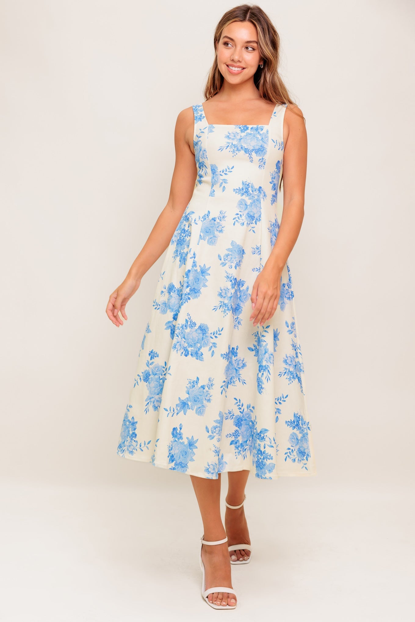 BLUEBELL BREEZE WOVEN MIDI DRESS - Concordia Style Boutique