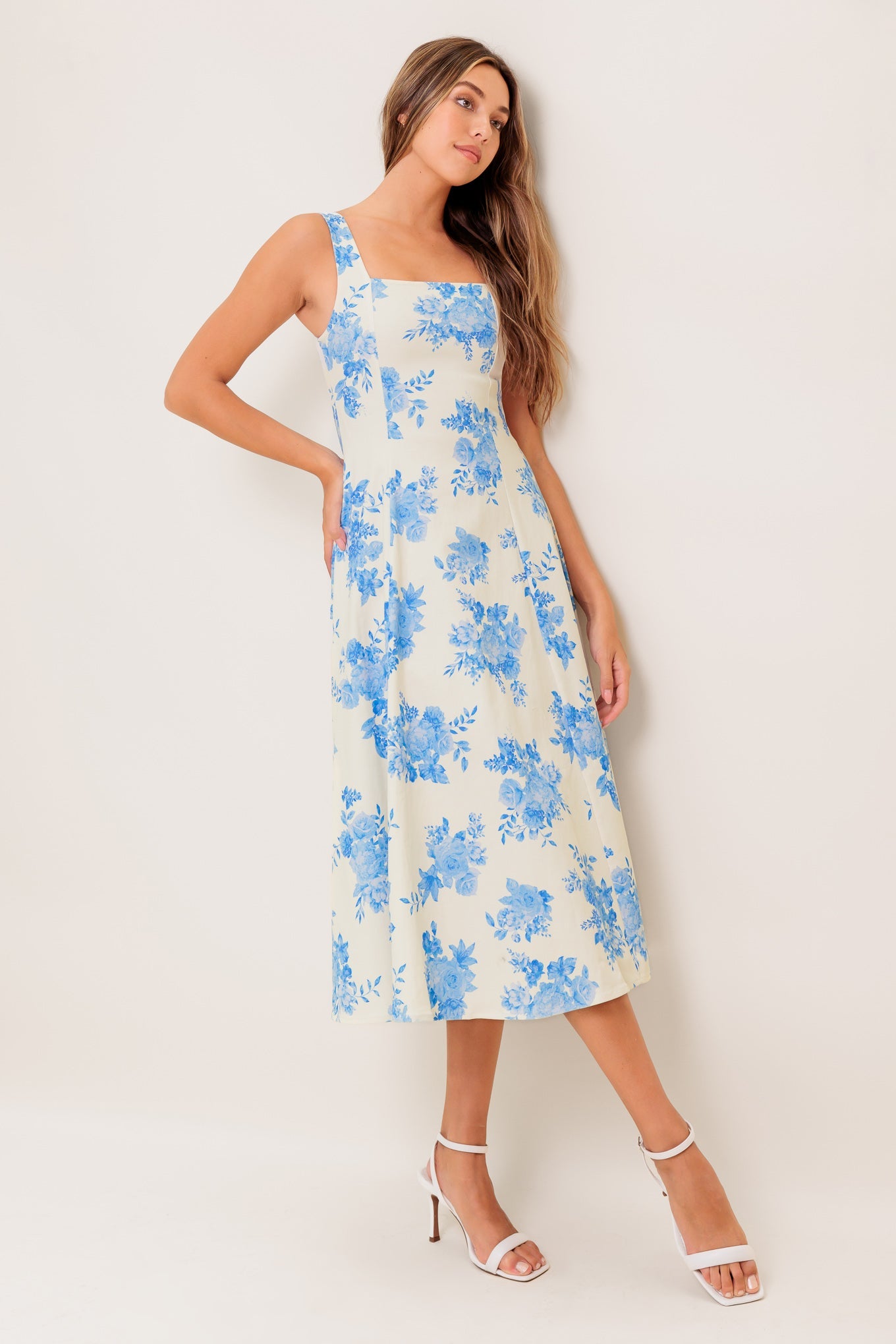 BLUEBELL BREEZE WOVEN MIDI DRESS - Concordia Style Boutique