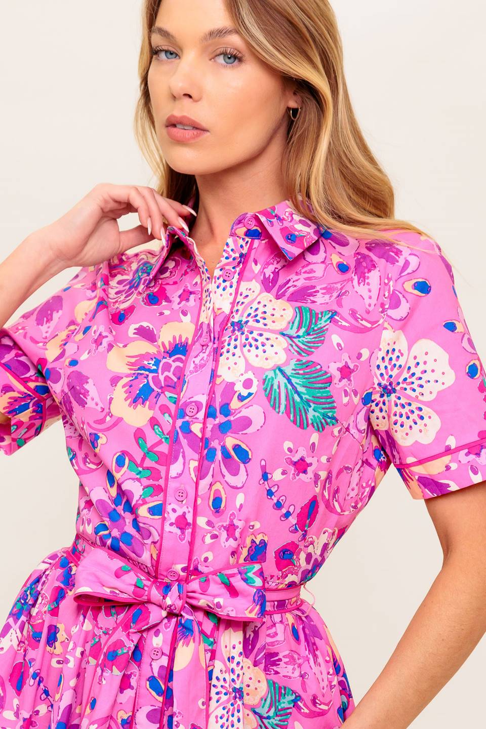 CELESTIAL SKIES WOVEN MIDI DRESS - Concordia Style Boutique