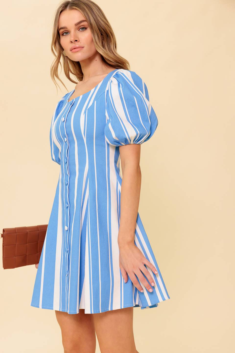 BUSCH GARDENS WOVEN MINI DRESS - Concordia Style Boutique