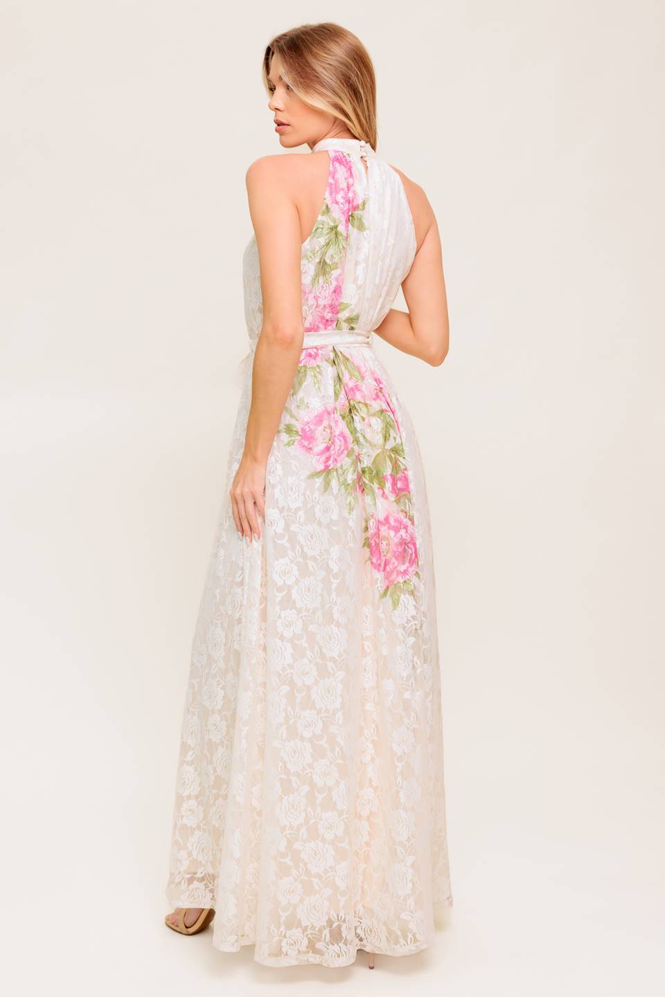 BOTANICAL DREAM WOVEN LACE MAXI DRESS - Concordia Style Boutique