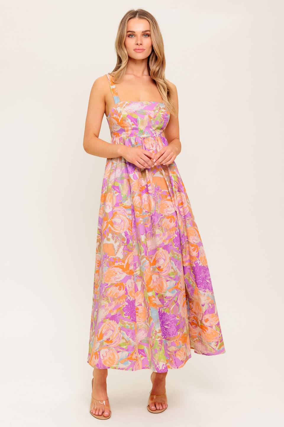 BREEZE SONG PINK WOVEN MIDI DRESS - Concordia Style Boutique