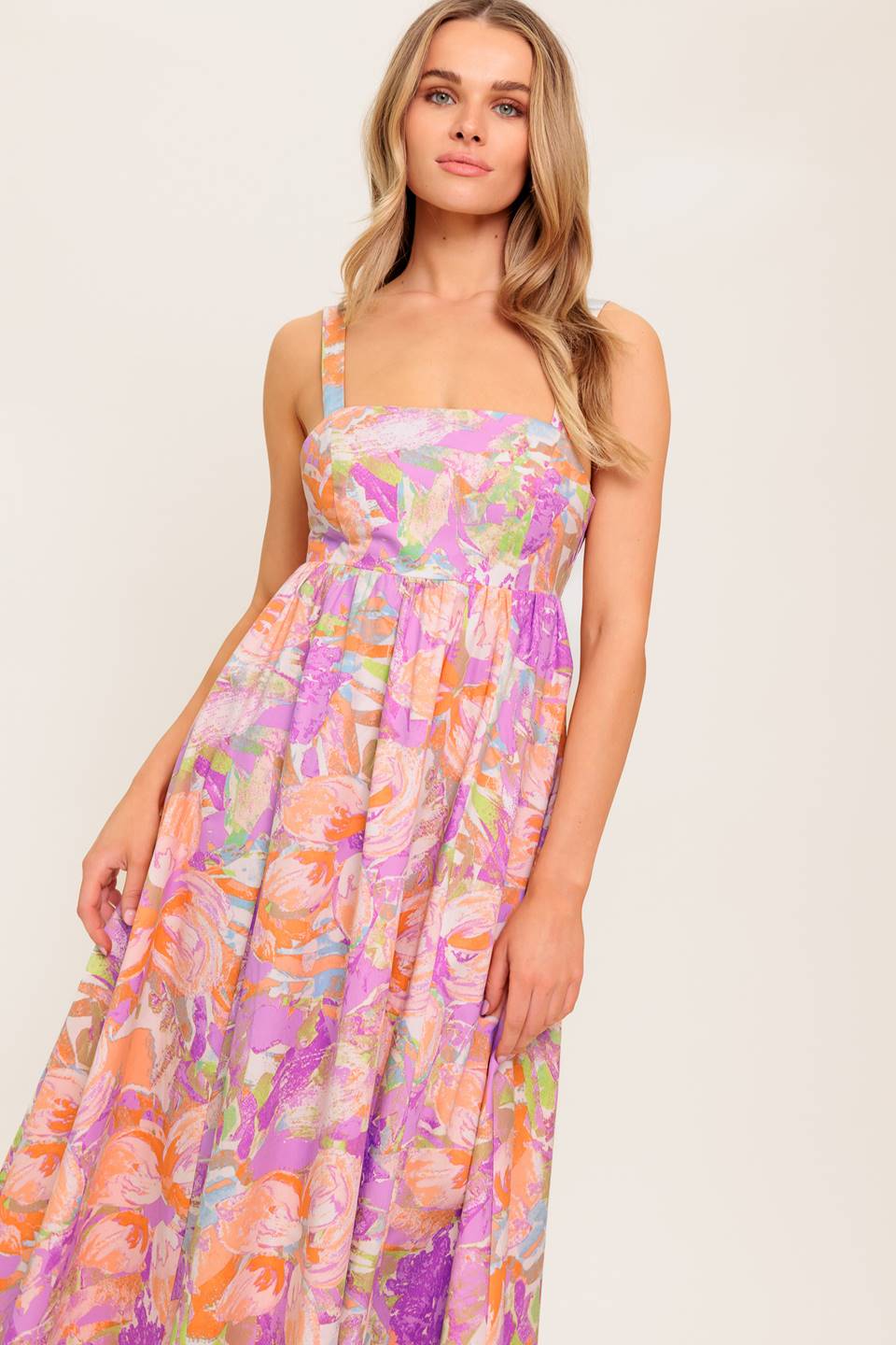 BREEZE SONG PINK WOVEN MIDI DRESS - Concordia Style Boutique