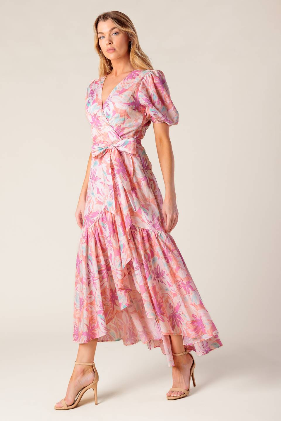 BLESS YOUR HEART CORAL WOVEN MINI DRESS - Concordia Style Boutique