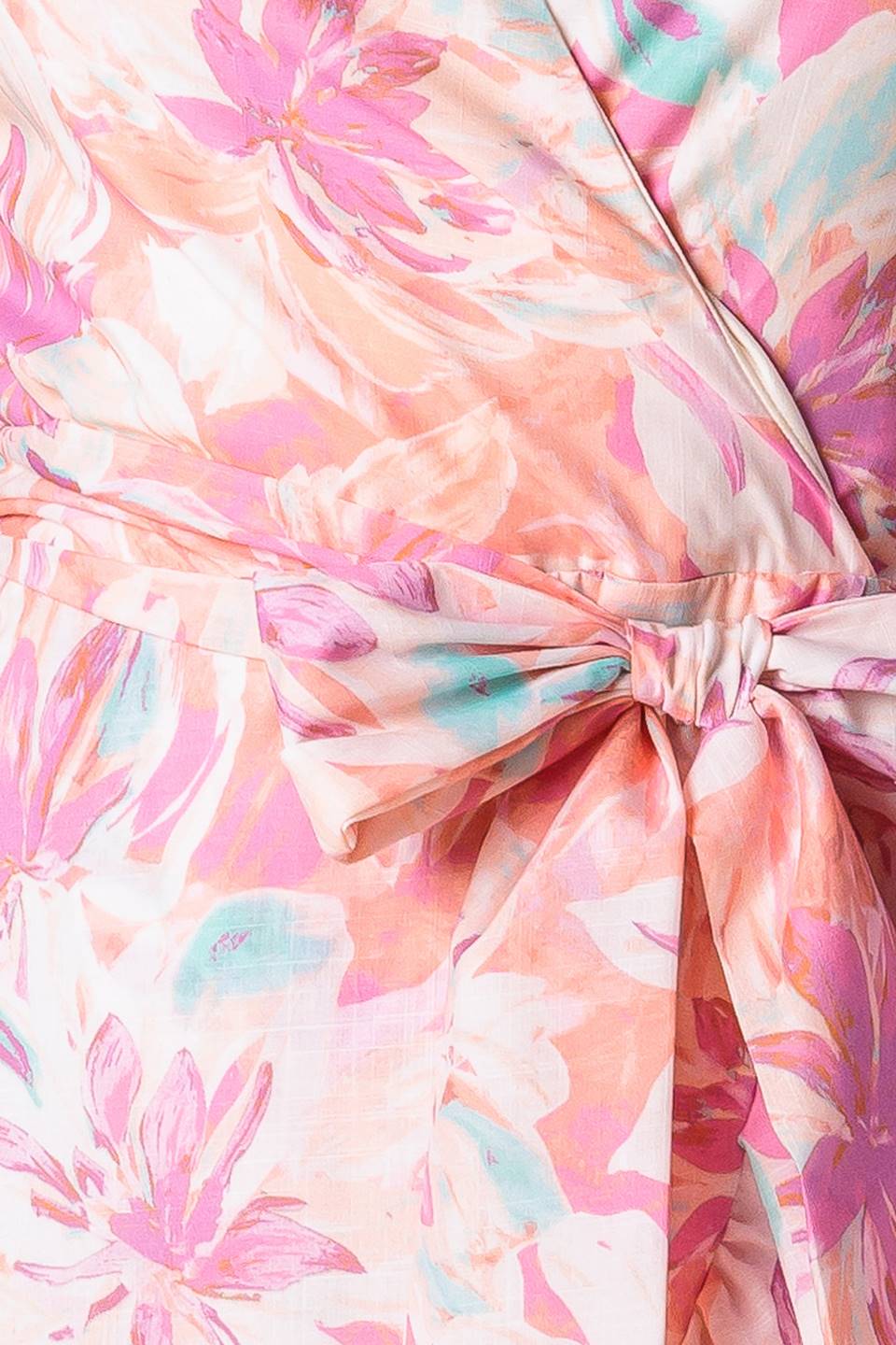 BLESS YOUR HEART CORAL WOVEN MINI DRESS - Concordia Style Boutique