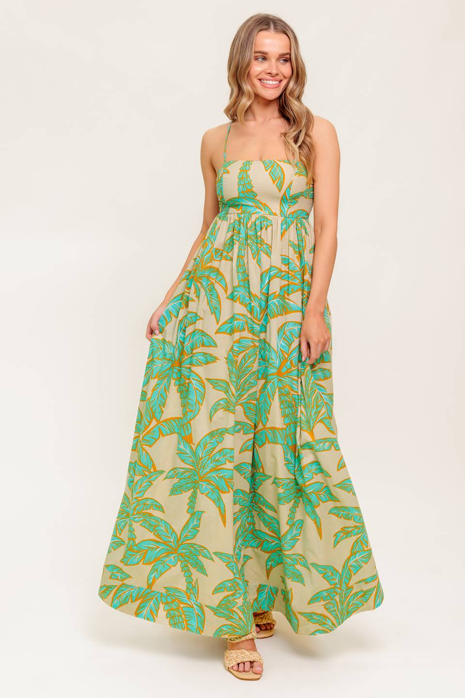 BLOSSOM SPELL WOVEN MAXI DRESS - Concordia Style Boutique