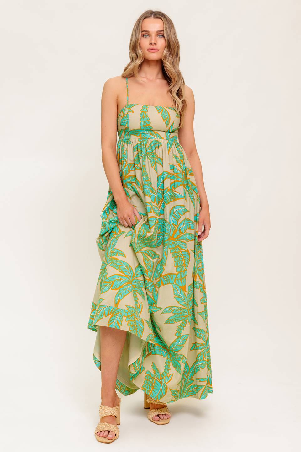 BLOSSOM SPELL WOVEN MAXI DRESS - Concordia Style Boutique