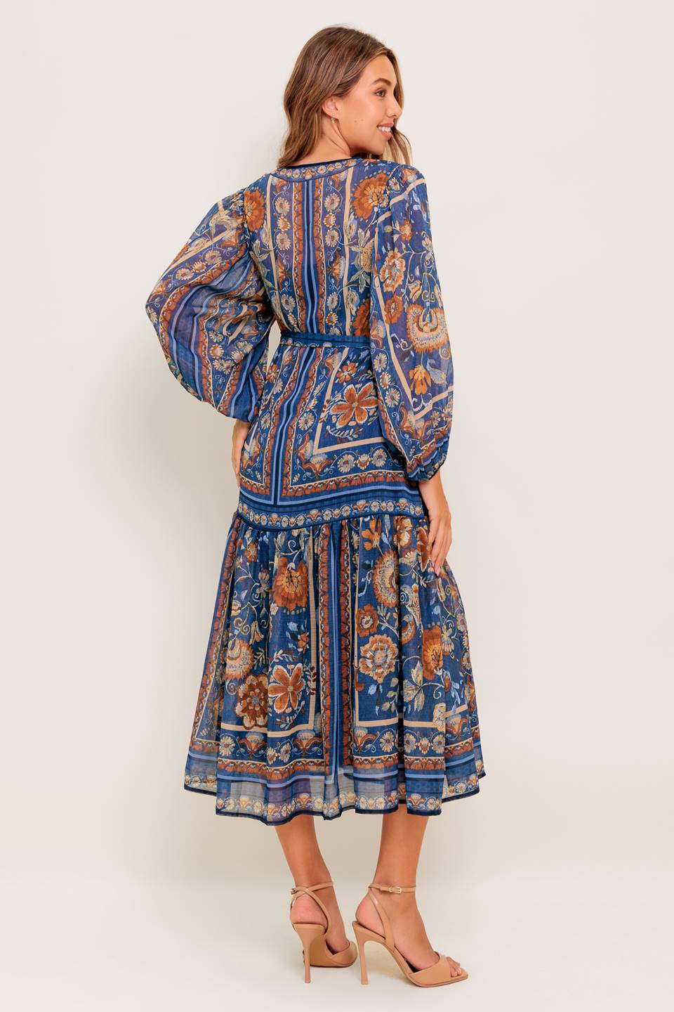 BOHEMIAN TAPESTRY WOVEN MIDI DRESS - Concordia Style Boutique