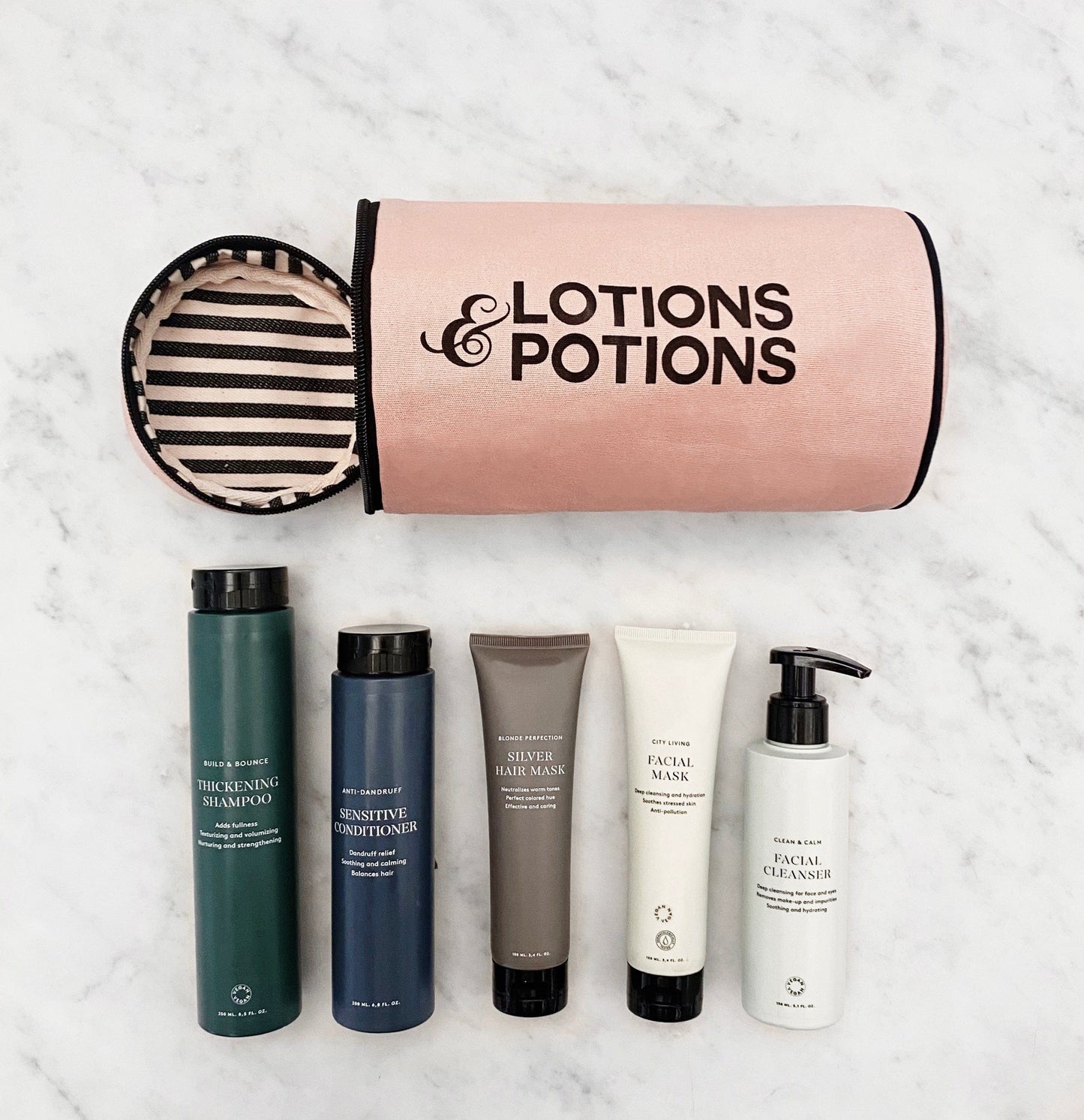 Lotions & Potions, Liquid Travel Case, Pink/Blush - Concordia Style Boutique