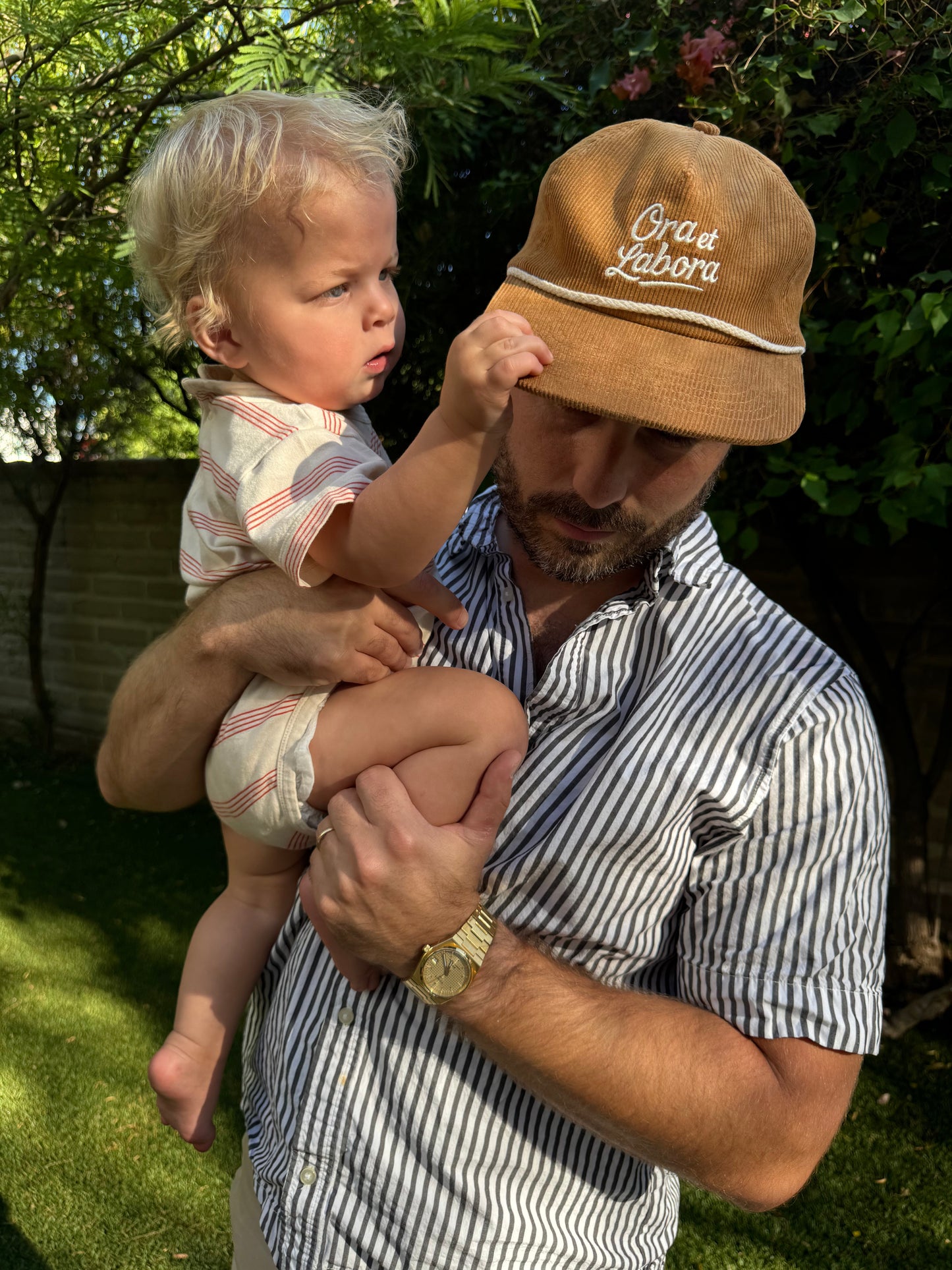 Tan Ora et Labora Corduroy Hat