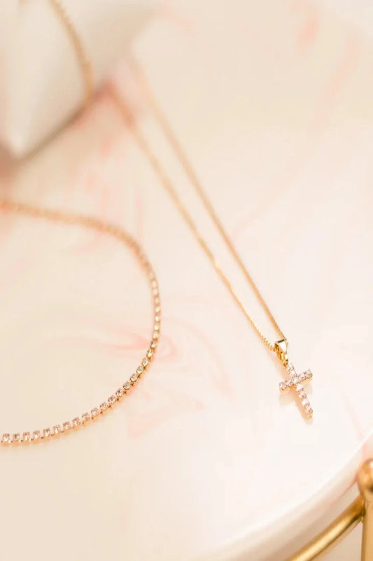 Heavenly Sacred Cross Necklace - Concordia Style Boutique