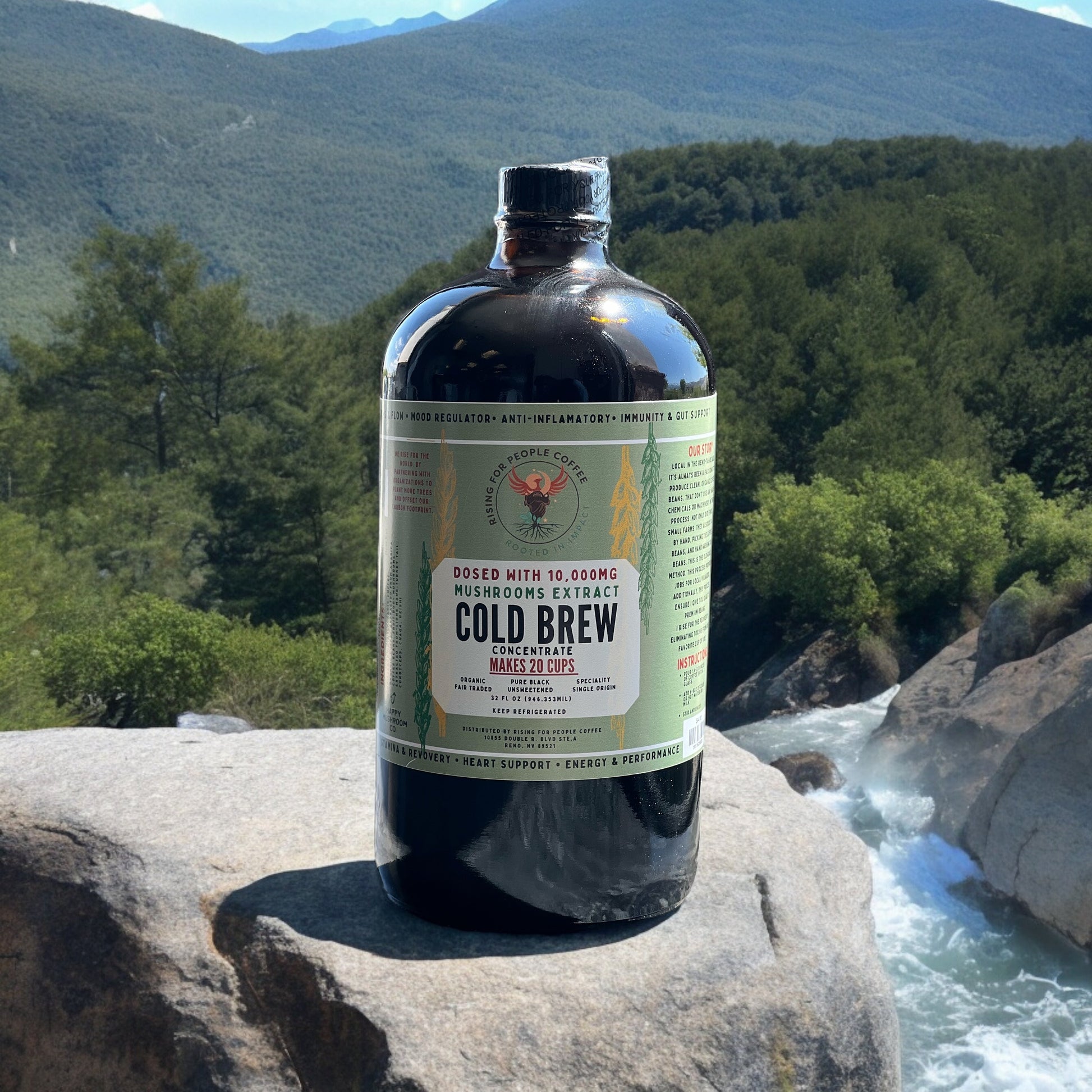 Happy Mushroom concentrated Cold Brew coffee - Concordia Style Boutique
