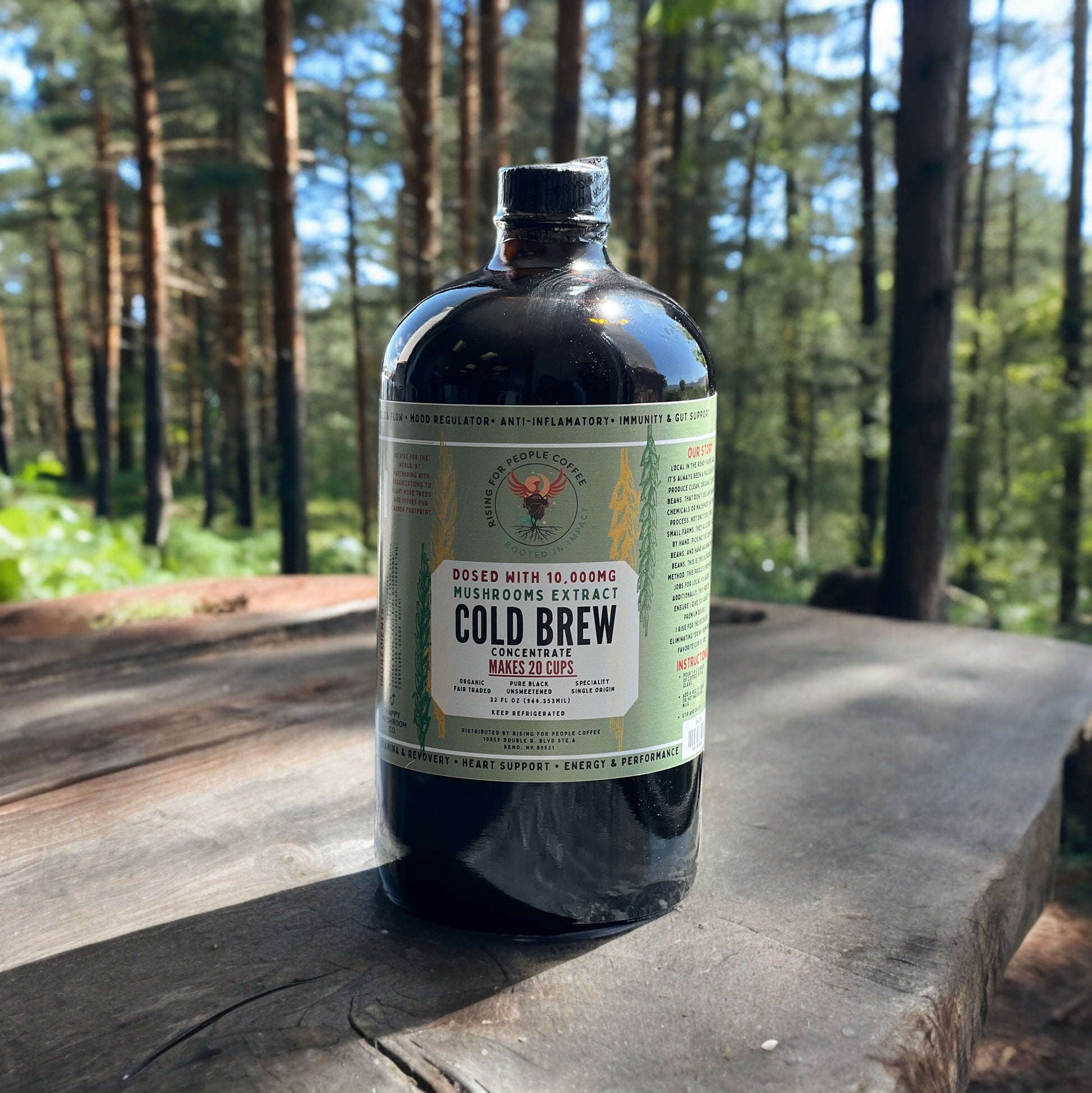 Happy Mushroom concentrated Cold Brew coffee - Concordia Style Boutique