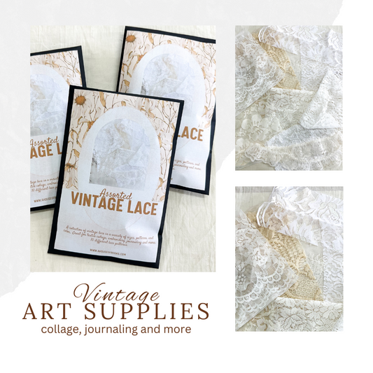 Assorted Vintage Lace Pack - Premium Fabric Items from A House of Books - Just $9.99! Shop now at Concordia Style Boutique