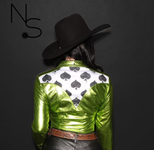 Smokin' Spades Western Pearl Snap Rodeo Shirt - Concordia Style Boutique