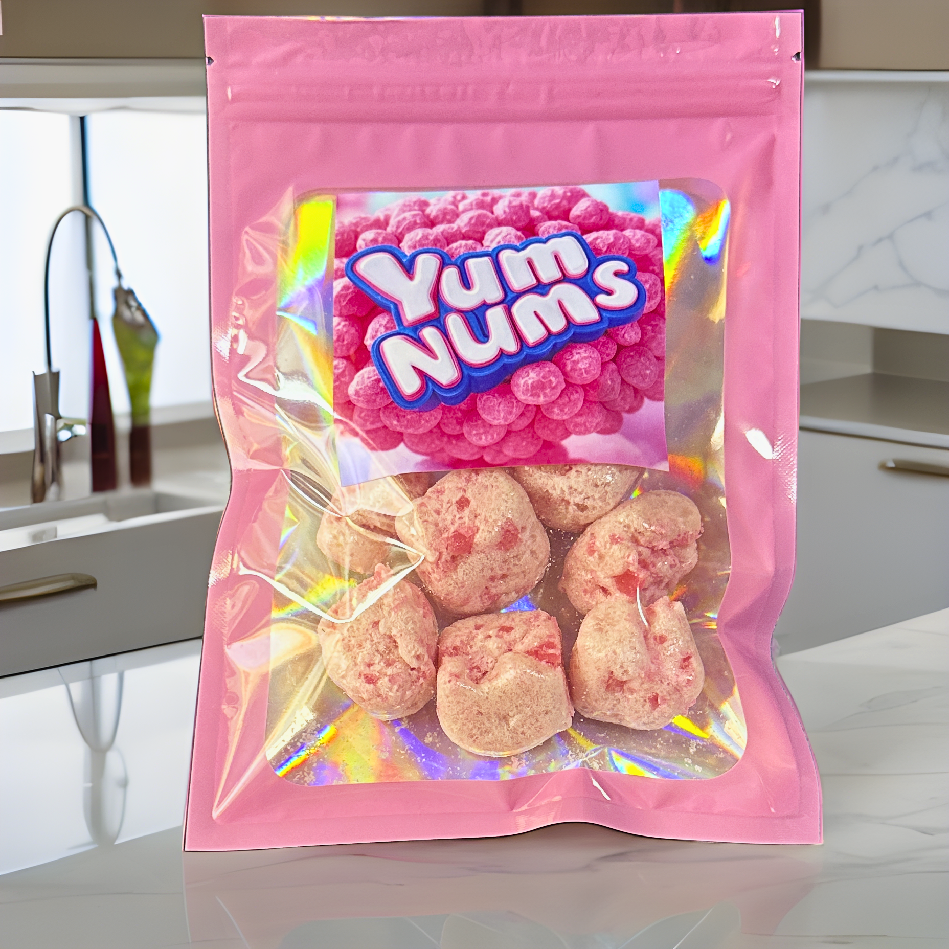 YumNums Handcrafted Freeze-Dried Watermelon Candy – Crunchy, Juicy, Sweet Snack Treat - Concordia Style Boutique