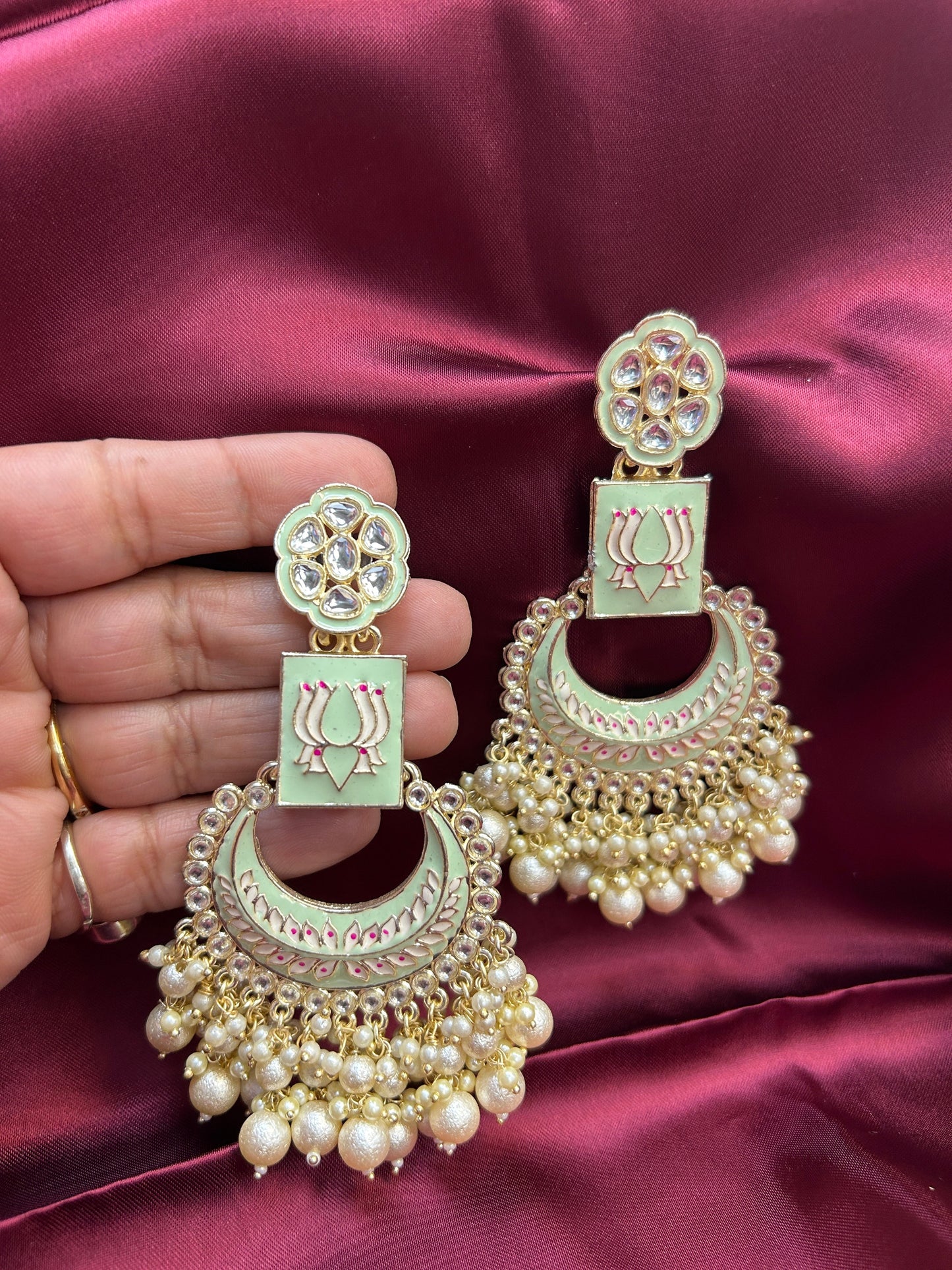 Chandbali earrings