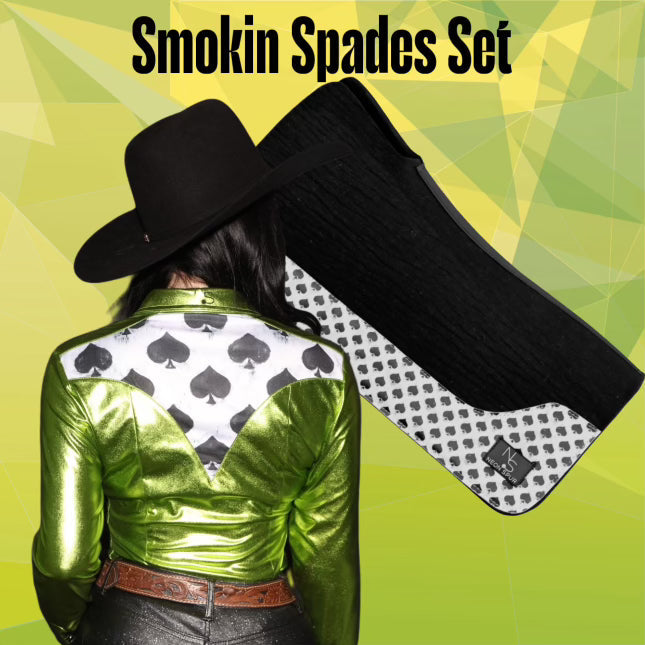Smokin' Spades Western Pearl Snap Rodeo Shirt - Concordia Style Boutique