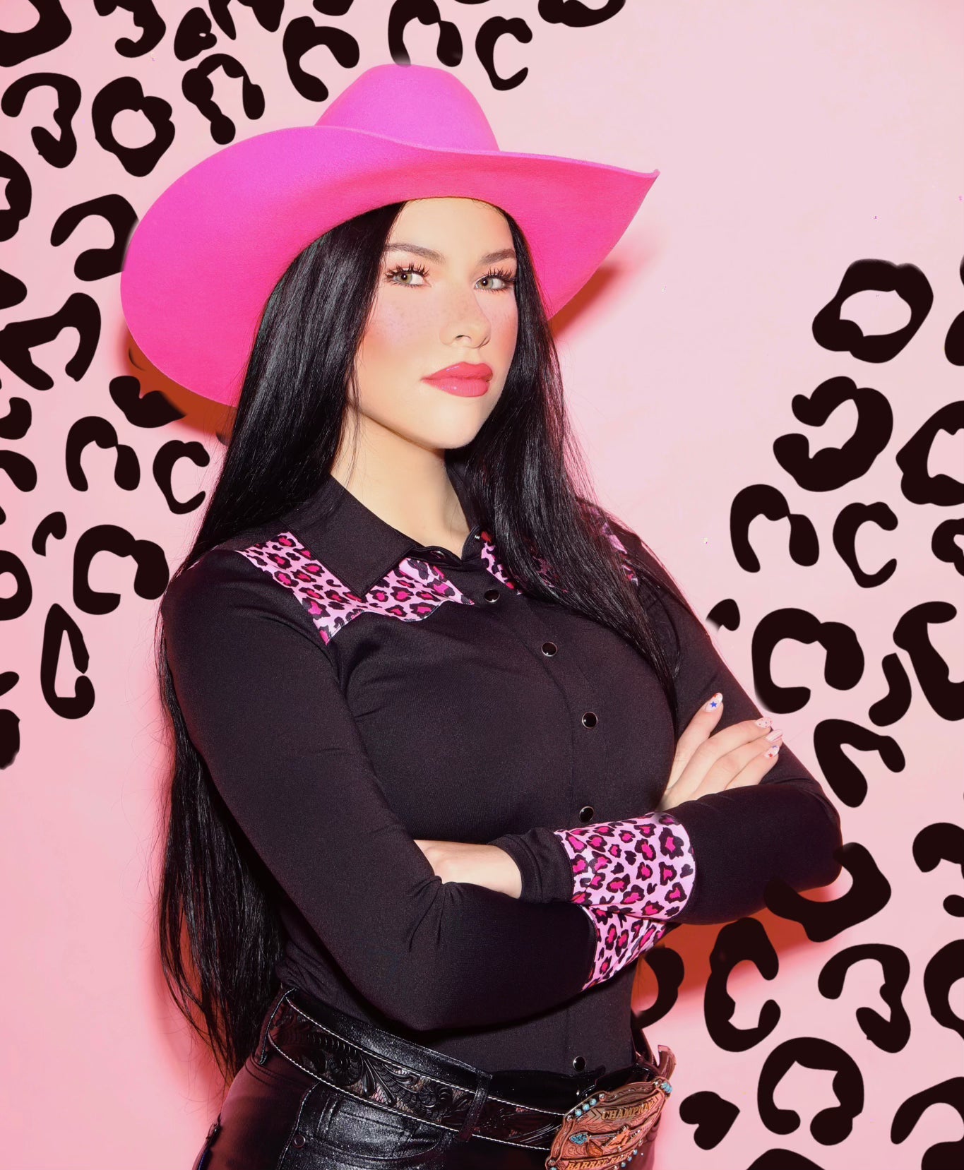 Catty Cowgirl Western Pearl Snap Rodeo Shirt - Concordia Style Boutique